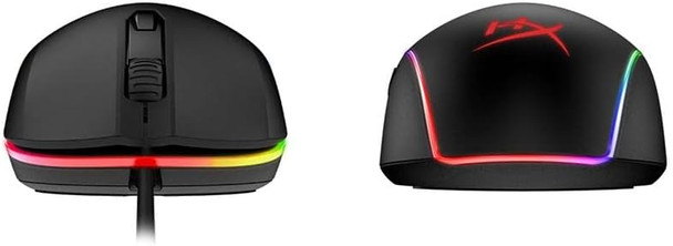 HyperX Pulsefire Surge - RGB Wired Optical Gaming Mouse, Pixart 3389 Sensor up to 16000 DPI, Ergonomic, 6 Programmable Buttons, Compatible with Windows 10/8.1/8/7 - Black HyperX Pulsefire Surge - RGB Wired Optical Gaming Mouse, Pixart 3389 Sensor up to 16000 DPI, Ergonomic, 6 Programmable Buttons, Compatible with Windows 10/8.1/8/7 - Black