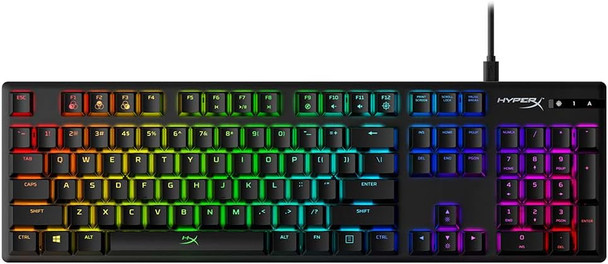 HyperX Alloy Origins - Mechanical Gaming Keyboard, Software-Controlled Light & Macro Customization, Compact Form Factor, RGB LED Backlit - Linear HyperX Red Switch (Black) HyperX Alloy Origins - Mechanical Gaming Keyboard, Software-Controlled Light & Macro Customization, Compact Form Factor, RGB LED Backlit - Linear HyperX Red Switch (Black)