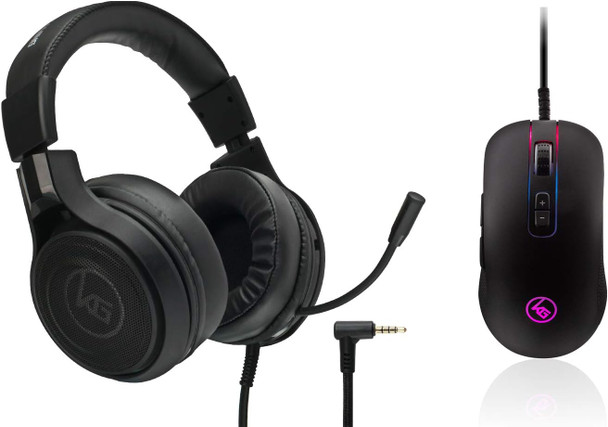 IOGEAR Kaliber Gaming Complete RGB Gaming Pack - Black GKMHKIT3