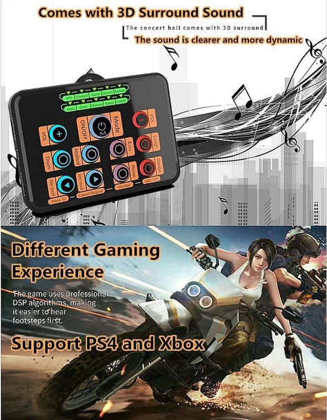 Voice Changer Gaming Headset for Phone/PS4/Xbox/Switch/IPad/Computer/Kids, Over-Ear Headphones with Volume Control LED Light Cool Style Stereo for PS4,PC,Xbox One (Blue)