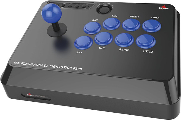 Mayflash F300 Arcade Fight Stick Joystick for Switch, Xbox Series X, PS4,PS3, Xbox One, Xbox 360, macOS, Windows, Steam Deck, NeoGeo mini, NeoGeo Arcade Stick Pro