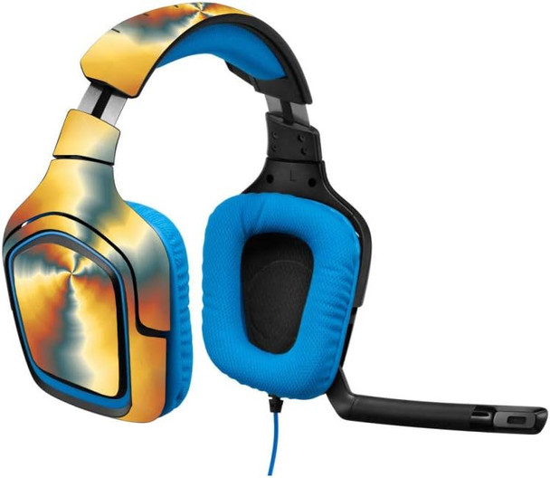MightySkins Skin Compatible with Logitech G430 Gaming Headset - Eye of The Storm Protective, Durable, and Unique Vinyl Decal wrap Cover Easy to Apply, Remove, and Change Styles Made in The USA