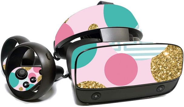 MightySkins Skin for Oculus Rift S - Golden Bubbles Protective, Durable, and Unique Vinyl Decal wrap Cover Easy to Apply, Remove, and Change Styles Made in The USA