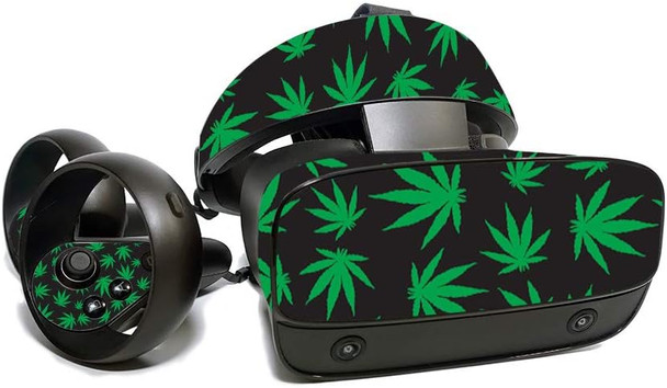 MightySkins Skin for Oculus Rift S - Marijuana Protective, Durable, and Unique Vinyl Decal wrap Cover Easy to Apply, Remove, and Change Styles Made in The USA