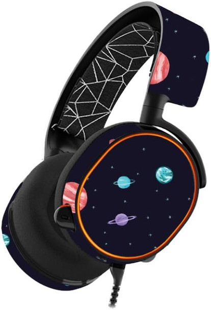 MightySkins Skin Compatible with SteelSeries Arctis 5 Gaming Headset - Bright Night Sky Protective, Durable, and Unique Vinyl wrap Cover Easy to Apply, Remove, and Change Styles Made in The USA