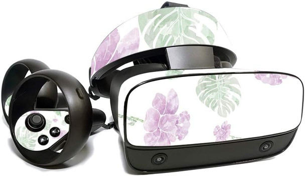 MightySkins Skin for Oculus Rift S - Water Color Flowers Protective, Durable, and Unique Vinyl Decal wrap Cover Easy to Apply, Remove, and Change Styles Made in The USA