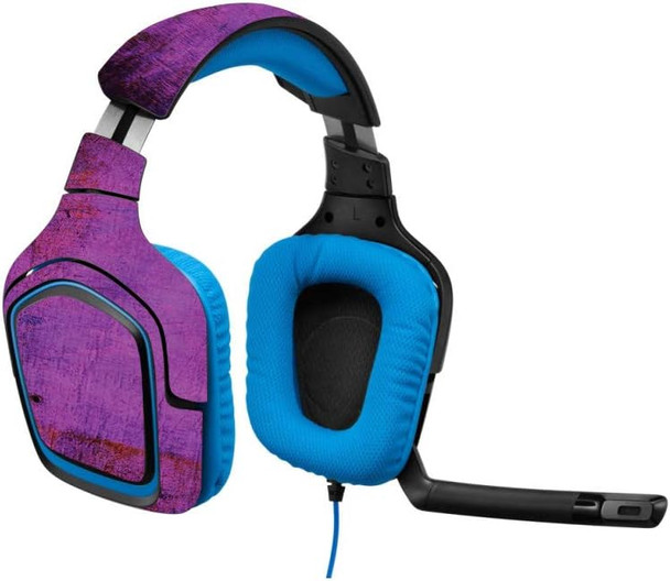 MightySkins Skin Compatible with Logitech G430 Gaming Headset - Purple Sky Protective, Durable, and Unique Vinyl Decal wrap Cover Easy to Apply, Remove, and Change Styles Made in The USA
