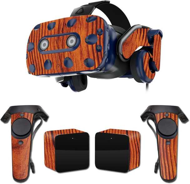 MightySkins Skin Compatible with HTC Vive Pro VR Headset - Knotty Wood Protective, Durable, and Unique Vinyl Decal wrap Cover Easy to Apply, Remove, and Change Styles Made in The USA
