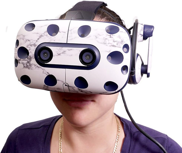 MightySkins Skin Compatible with HTC Vive Pro VR Headset - Houndstooth Protective, Durable, and Unique Vinyl Decal wrap Cover Easy to Apply, Remove, and Change Styles Made in The USA