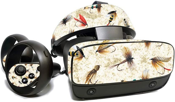 MightySkins Skin for Oculus Rift S - Fishing Flies Protective, Durable, and Unique Vinyl Decal wrap Cover Easy to Apply, Remove, and Change Styles Made in The USA