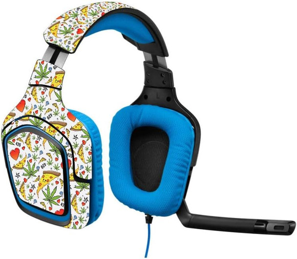 MightySkins Skin Compatible with Logitech G430 Gaming Headset - Munchies Protective, Durable, and Unique Vinyl Decal wrap Cover Easy to Apply, Remove, and Change Styles Made in The USA