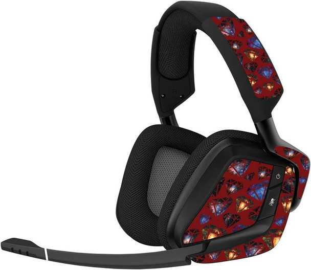 MightySkins Skin Compatible with Corsair Void Pro Gaming Headset - Diamond Galaxy Protective, Durable, and Unique Vinyl Decal wrap Cover Easy to Apply, Remove, and Change Styles Made in The USA
