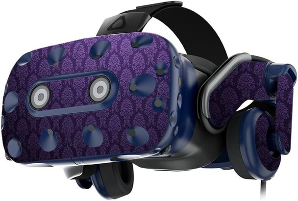 MightySkins Skin Compatible with HTC Vive Pro VR Headset - Antique Purple Protective, Durable, and Unique Vinyl Decal wrap Cover Easy to Apply, Remove, and Change Styles Made in The USA