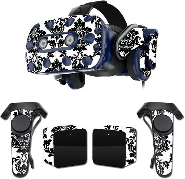 MightySkins Skin Compatible with HTC Vive Pro VR Headset - Vintage Damask Protective, Durable, and Unique Vinyl Decal wrap Cover Easy to Apply, Remove, and Change Styles Made in The USA