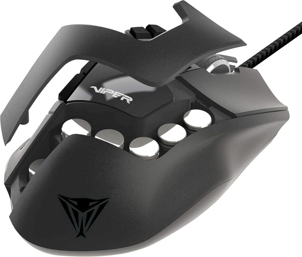 Patriot Viper Gaming V570 RGB Blackout Edition Pro Laser Mouse Up to 12,000 Dpi
