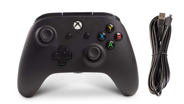 PowerA Wired Officially Licensed Controller For Xbox One, S, Xbox One X & Windows 10 - Black