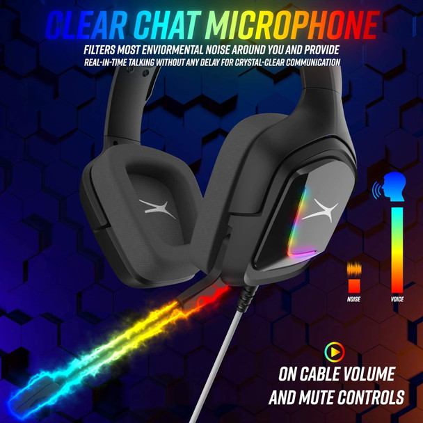 Stereo Headphones, Gaming Headset for Mobile Phones, PC, PS4, and Xbox (AL3000)