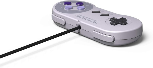 Retroflag Classic Wired USB Gaming Controller Support XINPUT, DINPUT Mode and Turbo Function Compatible with Raspberry Pi, Windows, Switch