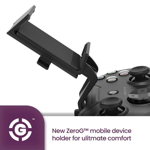 RiotPWR Mfi Gamepad Controller for iOS iPhone - Wired with L3 + R3 Buttons, Power Pass Through Charging, Improved 8 Way D-Pad, and redesigned ZeroG Mobile Device