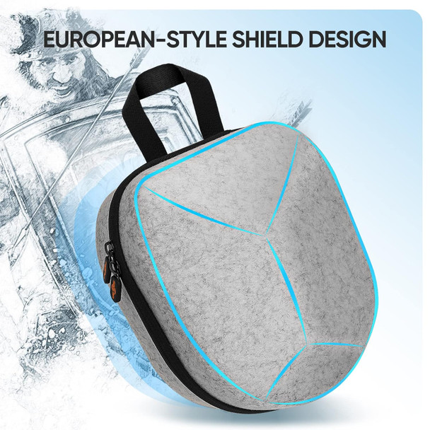 Carrying Case Compatible with Meta/Oculus Quest 2 and Accessories, Hard Travel Bag for Lightweight and Portable Protection