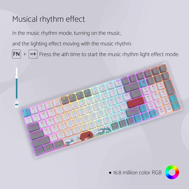 SKYLOONG SK96 Full Size Gaming Keyboard, Hot Swappable USB-C Wired Mechanical Keyboard RGB Programmable, Unique Lite Gasket Noise and Vibration Damping Design, Ocean Themed PBT Keycaps SKYLOONG SK96 Full Size Gaming Keyboard, Hot Swappable USB-C Wired Mechanical Keyboard RGB Programmable, Unique Lite Gasket Noise and Vibration Damping Design, Ocean Themed PBT Keycaps