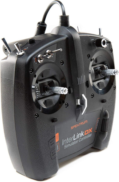 Spektrum Interlink DX Simulator Controller with USB Plug, SPMRFTX1, black