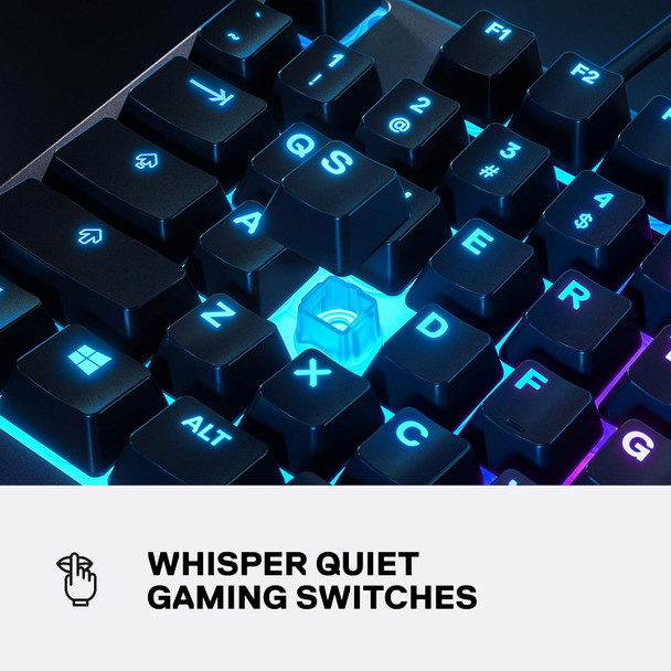 SteelSeries Apex 3 RGB Gaming Keyboard – 10-Zone RGB Illumination – IP32 Water Resistant – Premium M with Rival 3 Gaming Mouse SteelSeries Apex 3 RGB Gaming Keyboard – 10-Zone RGB Illumination – IP32 Water Resistant – Premium M with Rival 3 Gaming Mouse
