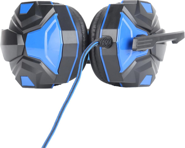 IQ Sound IQ-460G Gaming Headphones with Hi-Fi Speakers, Adjustable Soft Head Pad, Foam Ear Cups, Rotatable Omni-directional Condenser Microphone, In-Line Volume Control for PC/Laptops/PS4/Mobile/Xbox