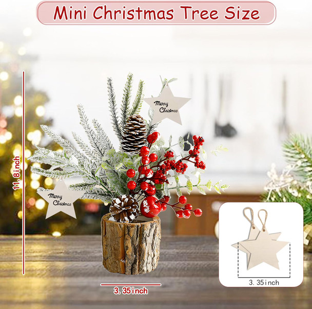 Small Christmas Tree, Table Top Christmas Tree Mini Christmas Tree with Pine Cone Gold Berries Artificial Christmas Tree for Indoor Outdoor Fireplace,Thankgivings,Christmas,Weddings Decor Small Christmas Tree, Table Top Christmas Tree Mini Christmas Tree with Pine Cone Gold Berries Artificial Christmas Tree for Indoor Outdoor Fireplace,Thankgivings,Christmas,Weddings Decor