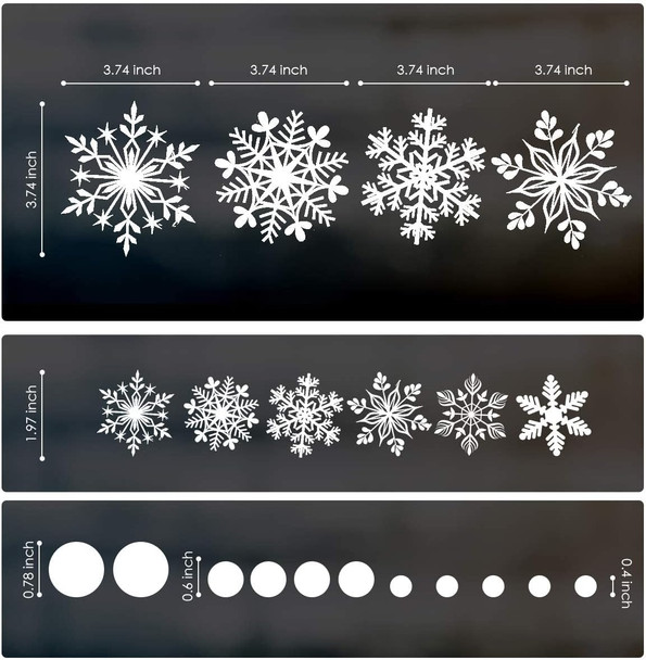 DC-BEAUTIFUL 318 Pcs Christmas Snowflakes Clings Decoration Set, White Christmas Theme Window Stickers, Winter Snow Flakes Clings Party Decal (12 Sheets) DC-BEAUTIFUL 318 Pcs Christmas Snowflakes Clings Decoration Set, White Christmas Theme Window Stickers, Winter Snow Flakes Clings Party Decal (12 Sheets)