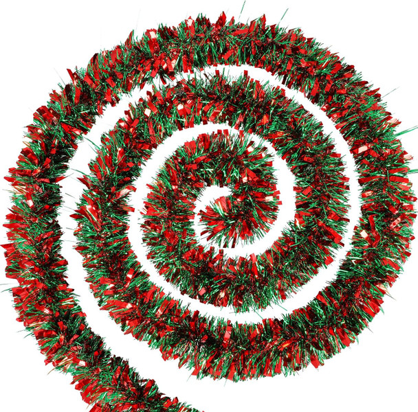 72 Feet Christmas Tinsel Garland - Decorations Metallic Thick Tensile Garlands for Christmas Tree, Christmas Ornaments (Multicolor)