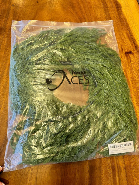 Real Feel Dense Norfolk Pine Christmas Garland - 39.99 with Prime Delivery. ONLY Purchase from IDEAS BY ACES to Avoid Counterfeit Products Being Sold ON This Listing by Others