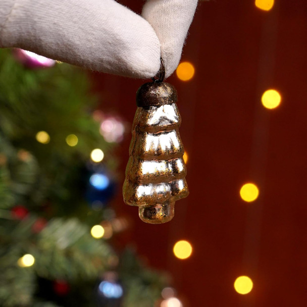 25 Vintage Christmas Ornaments Antique Glass Christmas Tree Decorations Mini Retro Christmas Balls for Tree, Halloween, Year, Valentine Day, Holidays, Event & Wedding Party Decor