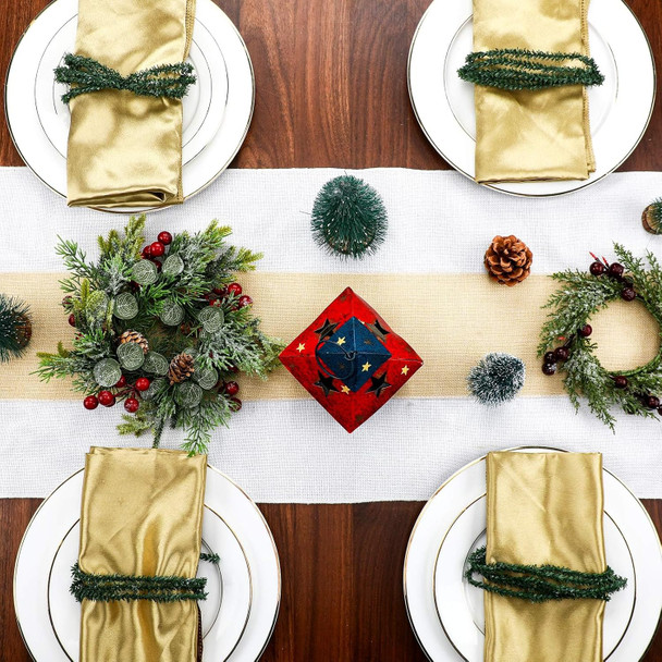 Jutom 100 Feet Christmas Miniature Artificial Pine Garlands Mini Pine Greenery Roping Garlands Mini Thin Pine Garland Pine Wired Stems for Christmas Decorations Crafts and Holiday Outdoor Decor