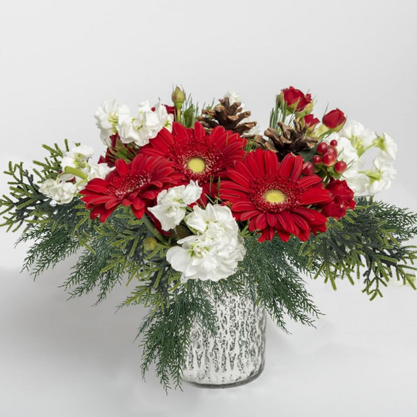 6Pcs Christmas Greenery Stems 18.9" Long Artificial Pine Branches Cypress Stems Christmas Picks Sprays Norfolk Pine Fake Cedar Stems Branches for Decorating Flower Arrangements Garland Wreath DIY