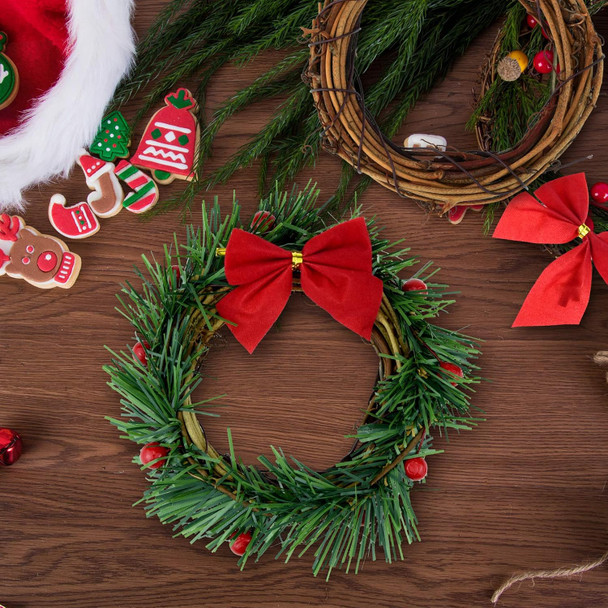 Grapevine Wreath Set, Marrywindix 16 Pieces Natural Vine Branch Wreath Christmas DIY Rattan Wreath Garland for Christmas Holiday Craft Wedding Decor (4 in.) Grapevine Wreath Set, Marrywindix 16 Pieces Natural Vine Branch Wreath Christmas DIY Rattan Wreath Garland for Christmas Holiday Craft Wedding Decor (4 in.)