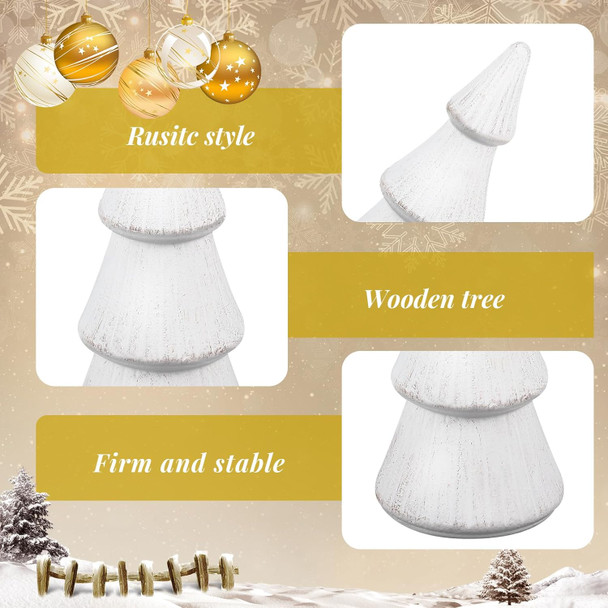 Queekay 4 Pcs Wooden Christmas Tree Tabletop Tree Figurine Unfinished Table Top Christmas Tree Decor for DIY Crafts Peg People Holiday Nature Table Home Decor (White) Queekay 4 Pcs Wooden Christmas Tree Tabletop Tree Figurine Unfinished Table Top Christmas Tree Decor for DIY Crafts Peg People Holiday Nature Table Home Decor (White)