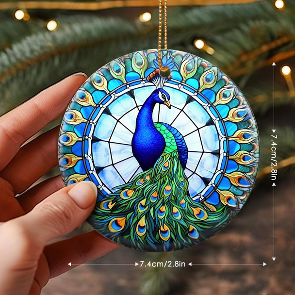 Peacock Christmas Ornaments, Touber Peacock Hanging Ornament, Peacock Christmas Tree Ornaments, Peacock Holiday Decor, s for Peacock Lovers, Peacock Theme s