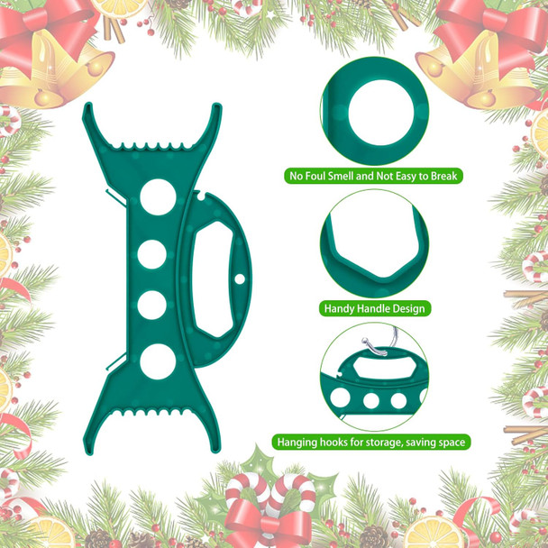 4 Pcs Christmas Light Storage Holder, Holiday String Light Organizer with Hooks, All Purpose Lights Cord Wind Up Storage Winder for Tree Light Extension Cord Garland