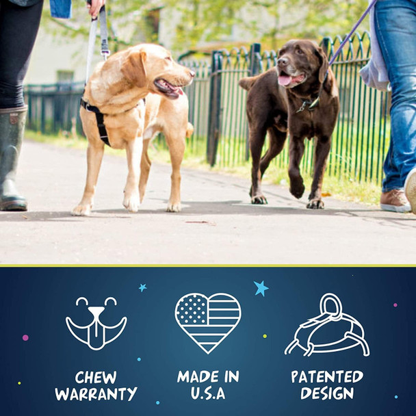 2 Hounds Design dom No Pull Dog Harness Comfortable Control For Easy Walking Adjustable Dog Harness And Leash Set Small, Medium & Large Dogs Made In Usa Solid Colors 1 Lg Red