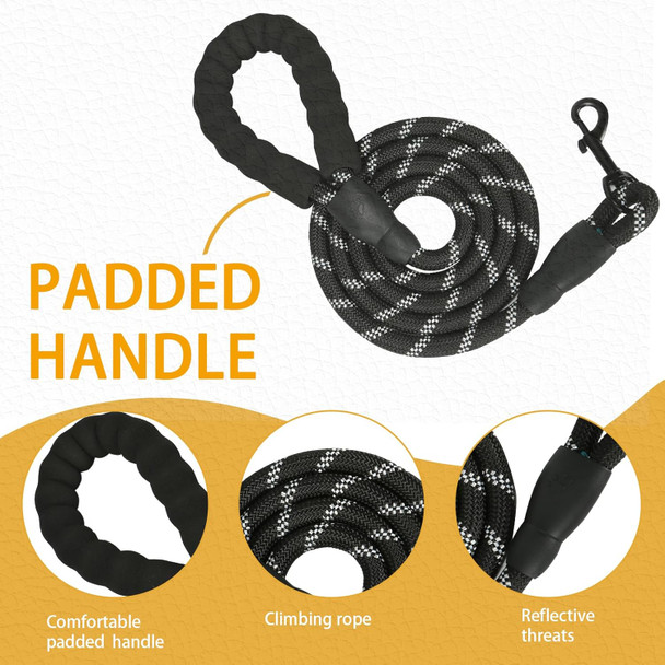 Dog Harness, Adjustable Soft Padded Dog Vest,No-Pull Pet Harness With 2 Leash Clips, Reflective No-Choke Pet Oxford Vest With Easy Control Handle For Small, Medium Large Dogs（Black） (Black, Mediium)