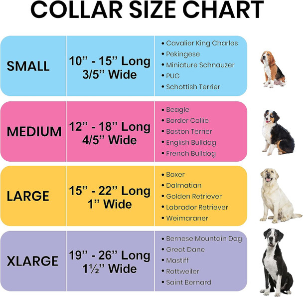 Dog Collars For Small Medium & Large Dogs Stocking Stuffer Long Lasting, Adjustable, Strong Durable Collars For Dogs, Choose From Stunning Patterns And Colors. Red Woven Dog Collar