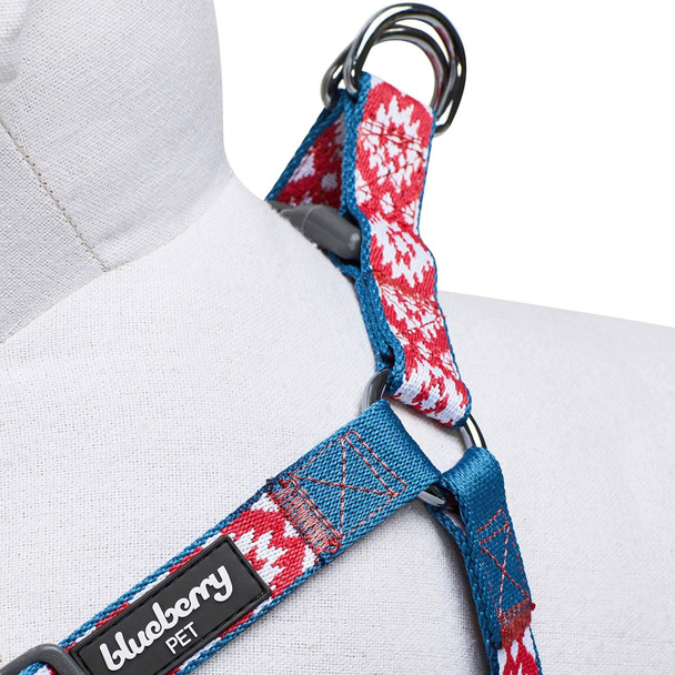 Blueberry Pet Essentials Back To Basics Reflective Dog Harness Vest, Candy Pink, Small, Adjustable Harnesses For Dogs