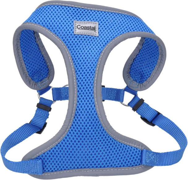 Coastal Pet Comfort Soft Reflective Wrap Adjustable Dog Harness - No-Pull Dog Harness For Small & Large Dogs - Blue Lagoon - 5/8 X 16–19 Coastal Pet Comfort Soft Reflective Wrap Adjustable Dog Harness - No-Pull Dog Harness For Small & Large Dogs - Blue Lagoon - 5/8 X 16–19