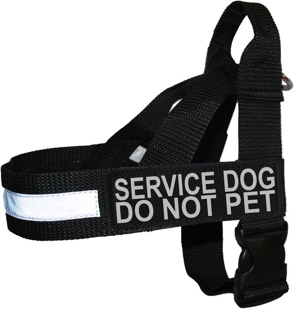 Doggie Stylz Service Dog Do Not Pet Nylon Harness No Pull Idc Guide Assistance. Comes With 2 Reflective Service Dog Do Not Pet Removable Patches. Please Measure Your Dog Before Ordering Doggie Stylz Service Dog Do Not Pet Nylon Harness No Pull Idc Guide Assistance. Comes With 2 Reflective Service Dog Do Not Pet Removable Patches. Please Measure Your Dog Before Ordering