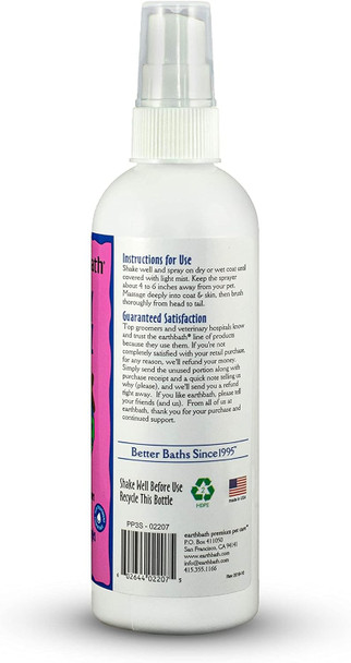 Earthbath, Wild Cherry 3-In-1 Puppy Deodorizing Spritz - Dog Odor Eliminator For Strong Odor, Cruelty- Dog Cologne, Dog Wash Spray, Made In Usa, Dog Bathing Supplies - 8 Oz (1 Pack) Earthbath, Wild Cherry 3-In-1 Puppy Deodorizing Spritz - Dog Odor Eliminator For Strong Odor, Cruelty- Dog Cologne, Dog Wash Spray, Made In Usa, Dog Bathing Supplies - 8 Oz (1 Pack)