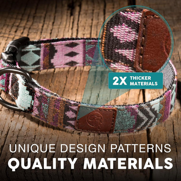 Embark Urban Dog Collar – Dog Collar Stylish & Durable Nylon Dog Collar For Large Dogs, Small Dogs & Medium Dogs.Comfortable Pet Collar Strong Buckles For Any Size Breed Puppy Collars