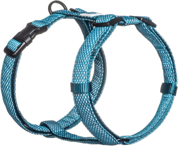 Embark Illuminate Reflective Dog Harness – Easy On And Off, No Choke Dog Walking Harness - Be Seen From All Angles -No Pull Dog Harness- Dog Harness For Small Medium Large Dogs No Pull, Blue Dog Vest.