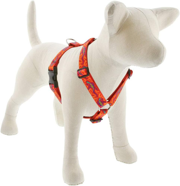 Extra Large Adjustable Dog Harness By Lupine In 1 Wide Go Go Gecko Design With 36-44 Girth Extra Large Adjustable Dog Harness By Lupine In 1 Wide Go Go Gecko Design With 36-44 Girth