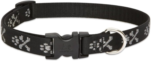 Lupinepet Originals 3/4 Bling Bonz 9-14 Adjustable Collar For Small Dogs Lupinepet Originals 3/4 Bling Bonz 9-14 Adjustable Collar For Small Dogs
